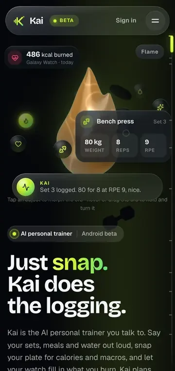 Kai on a phone