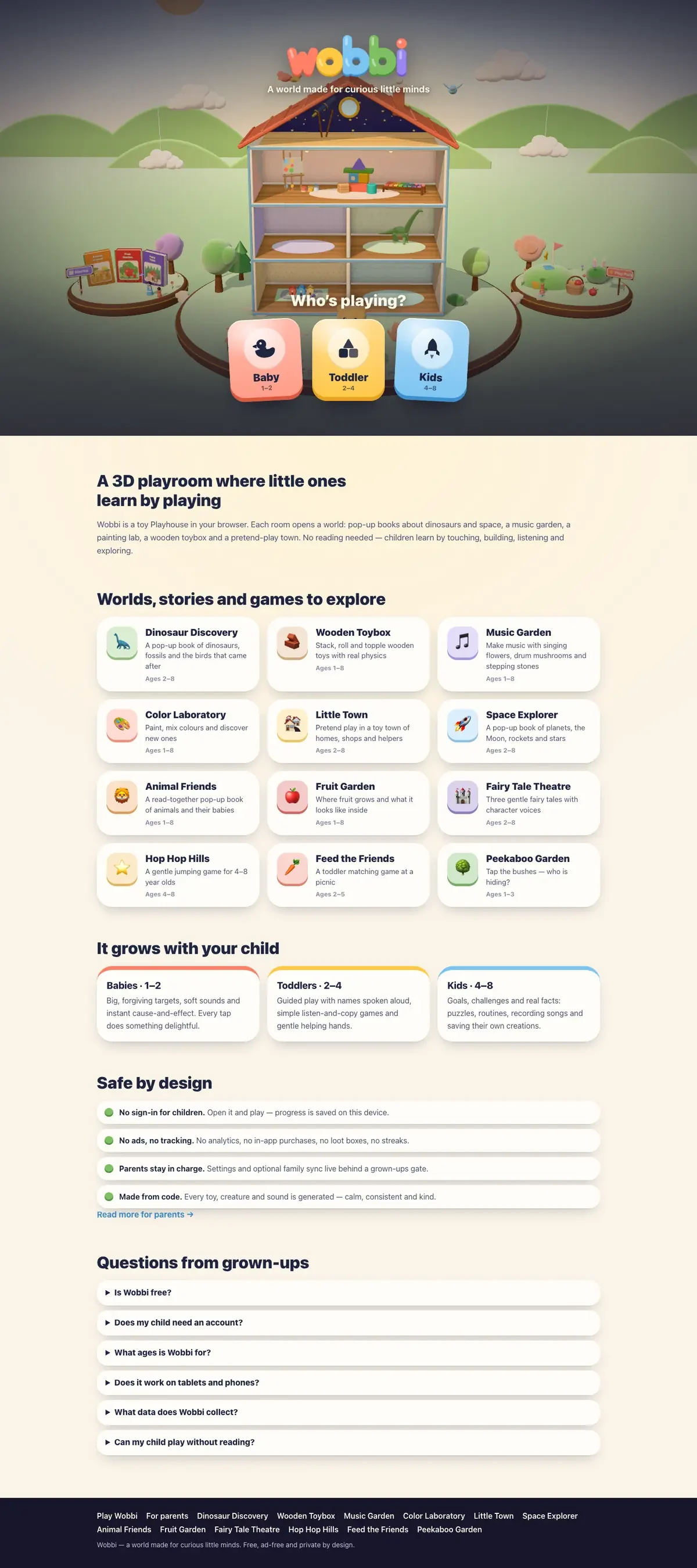 Wobbi, the full page